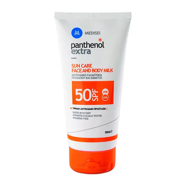 Panthenol Extra Face & Body Sunscreen Spf50/Spf30 150ml & Aloe Vera Gel 150ml - Image 2