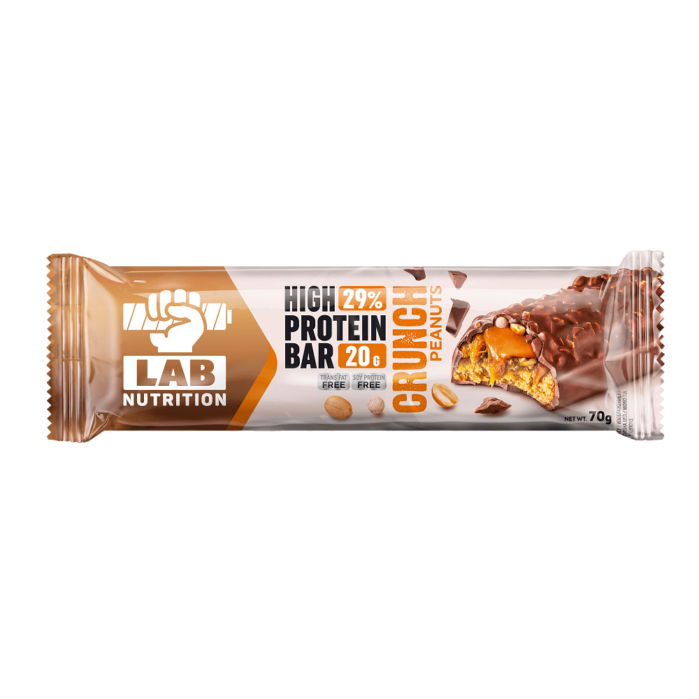 Lab Nutrition High Protein Bar 29% Crunch Peanuts 70g - Image 2