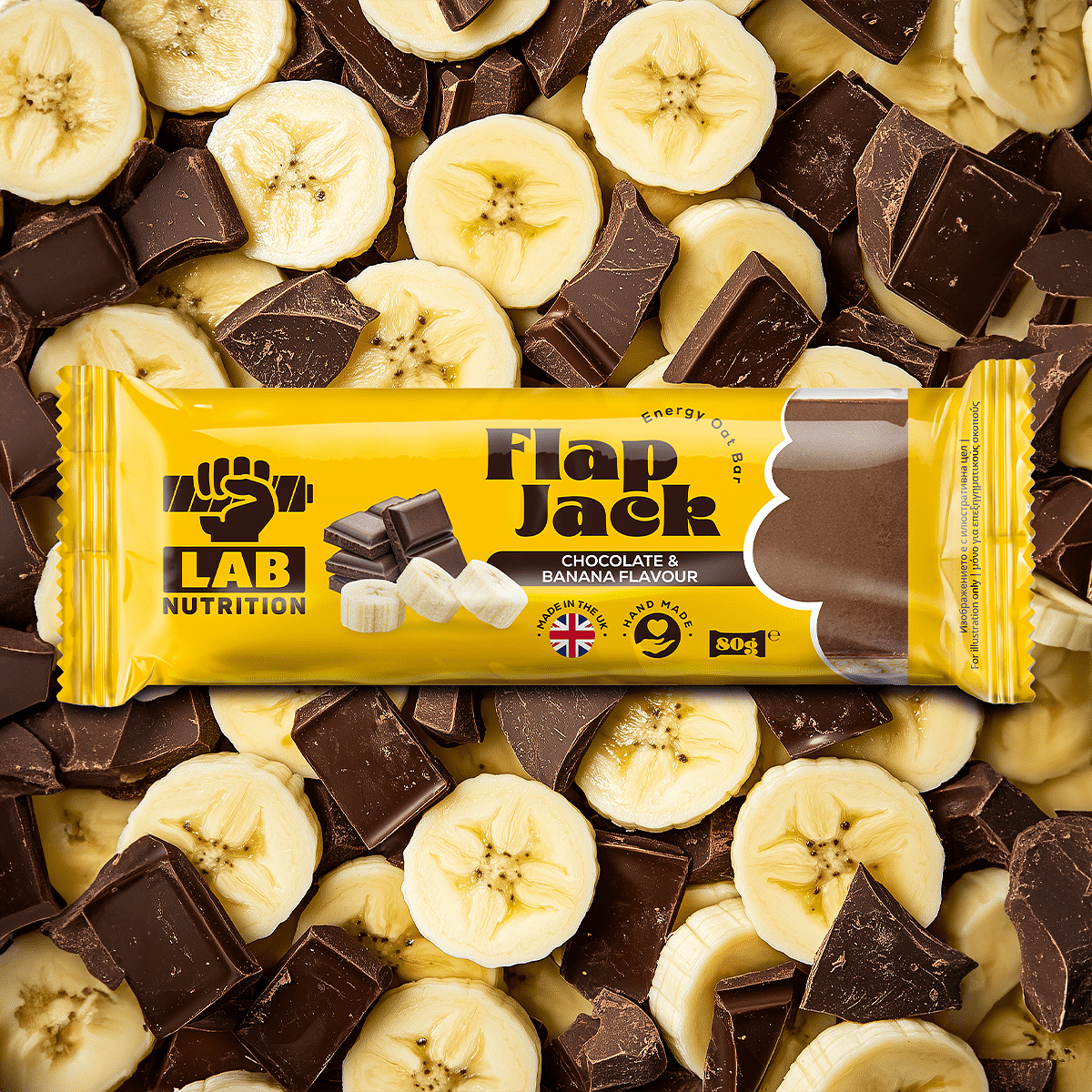 Lab Nutrition Flap Jack Energy Oat Bar 80g